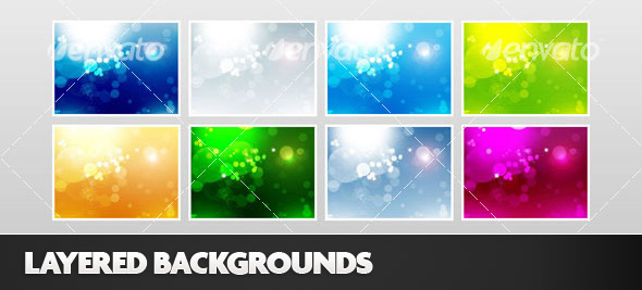 Layered Photoshop Backgrounds