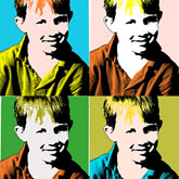 Andy Warhol Pop Art Silkscreen Effect