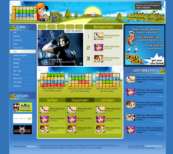 Free Puzzle World