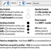 Photoshop Brush Tool Cheatsheet